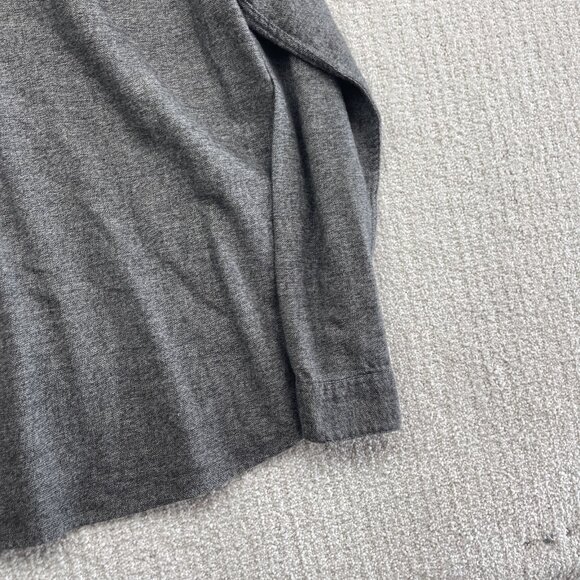 Topman Men's Sz M Heather Charcoal Grey Button-Up Dress Shirt Lumberjack - Picture 11 of 12